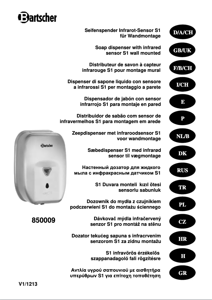 Image de la première page du manuel de l'appareil 850009