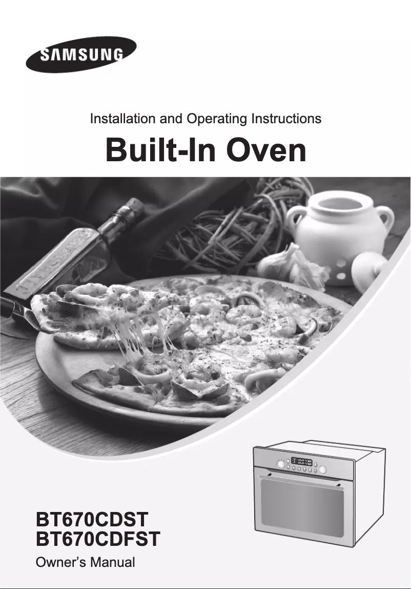 Page 1 de la notice Manuel utilisateur Samsung BT670CDST