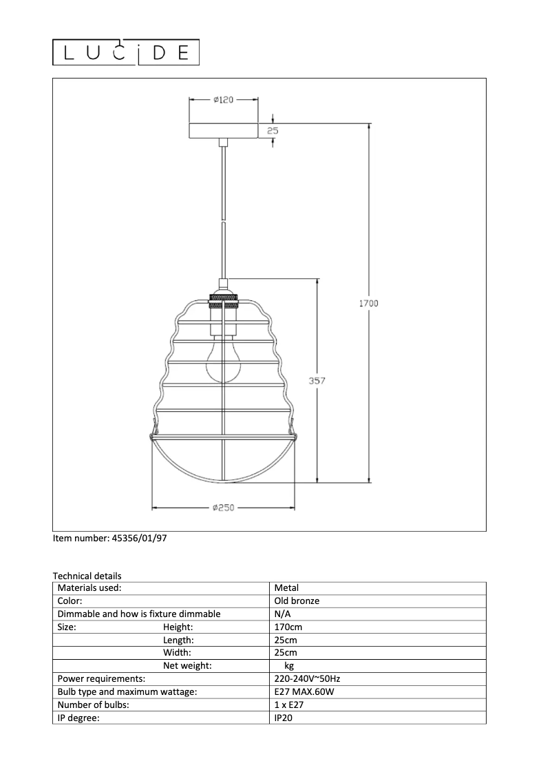 Image de la première page du manuel de l'appareil Zych 45356/01/97