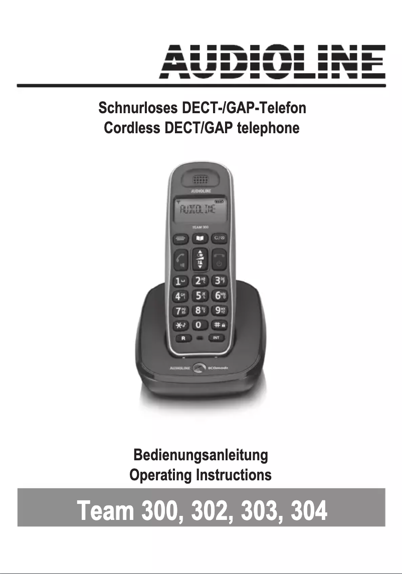 Image de la première page du manuel de l'appareil Team 303