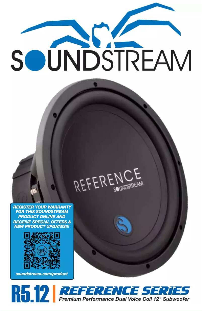Página 1 del manual Manual de usuario Soundstream Reserve R5.122
