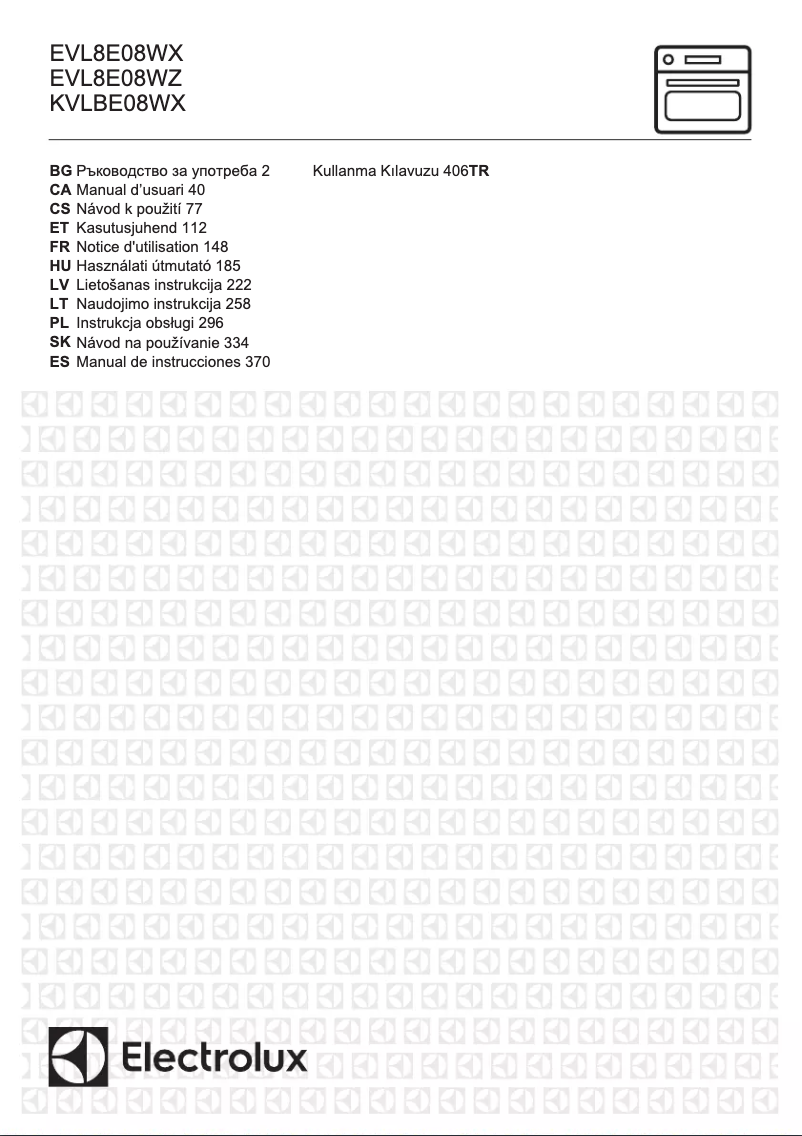 Image de la première page du manuel de l'appareil KVLBE08WX