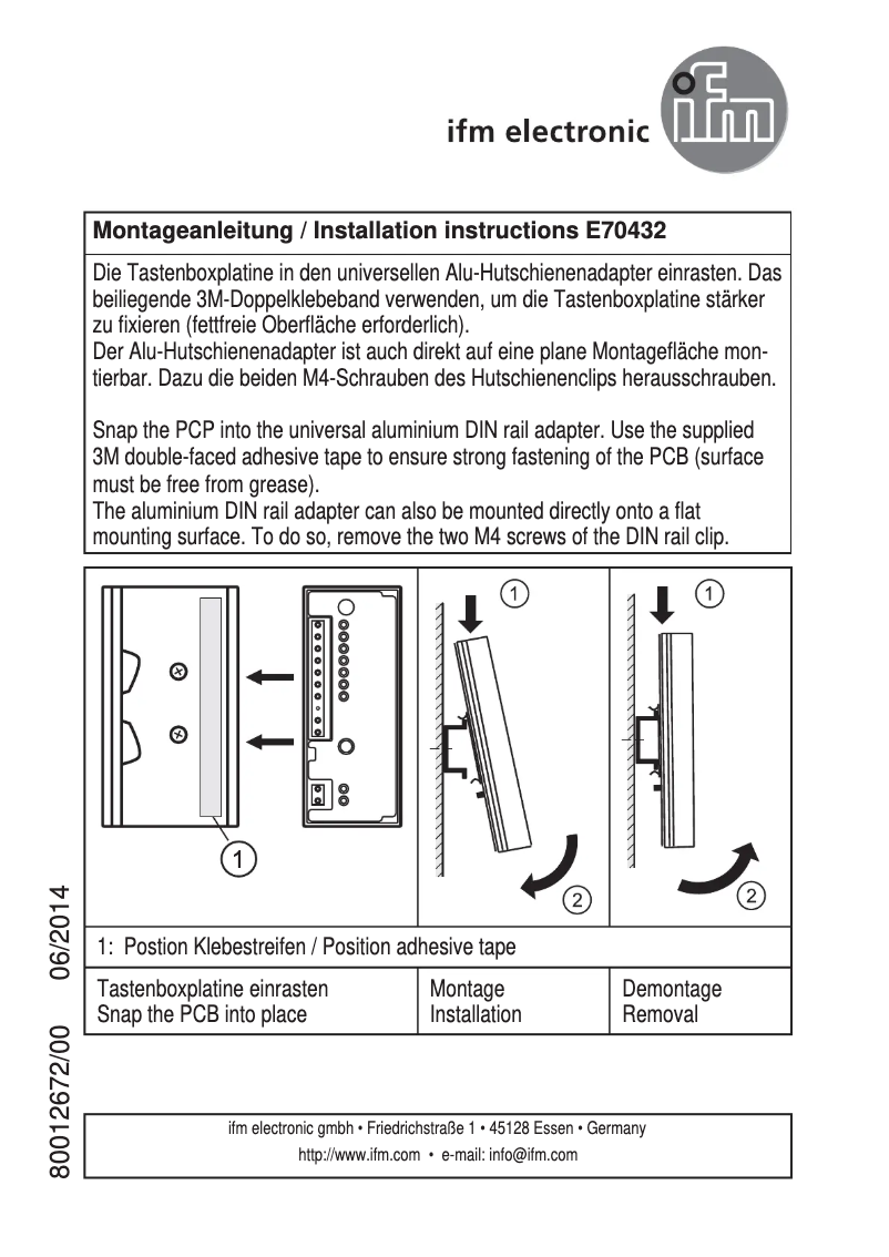 Image de la première page du manuel de l'appareil E70432