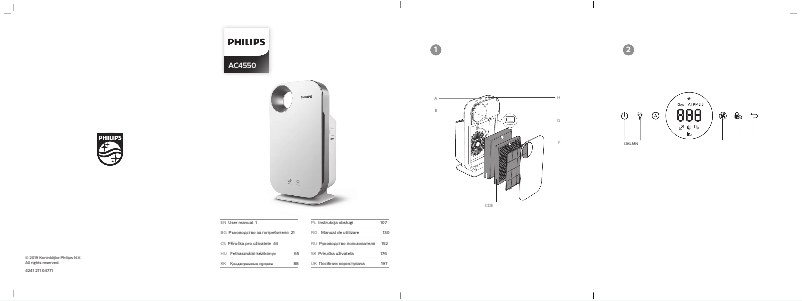 Imagen de la primera página del manual del dispositivo AC4550