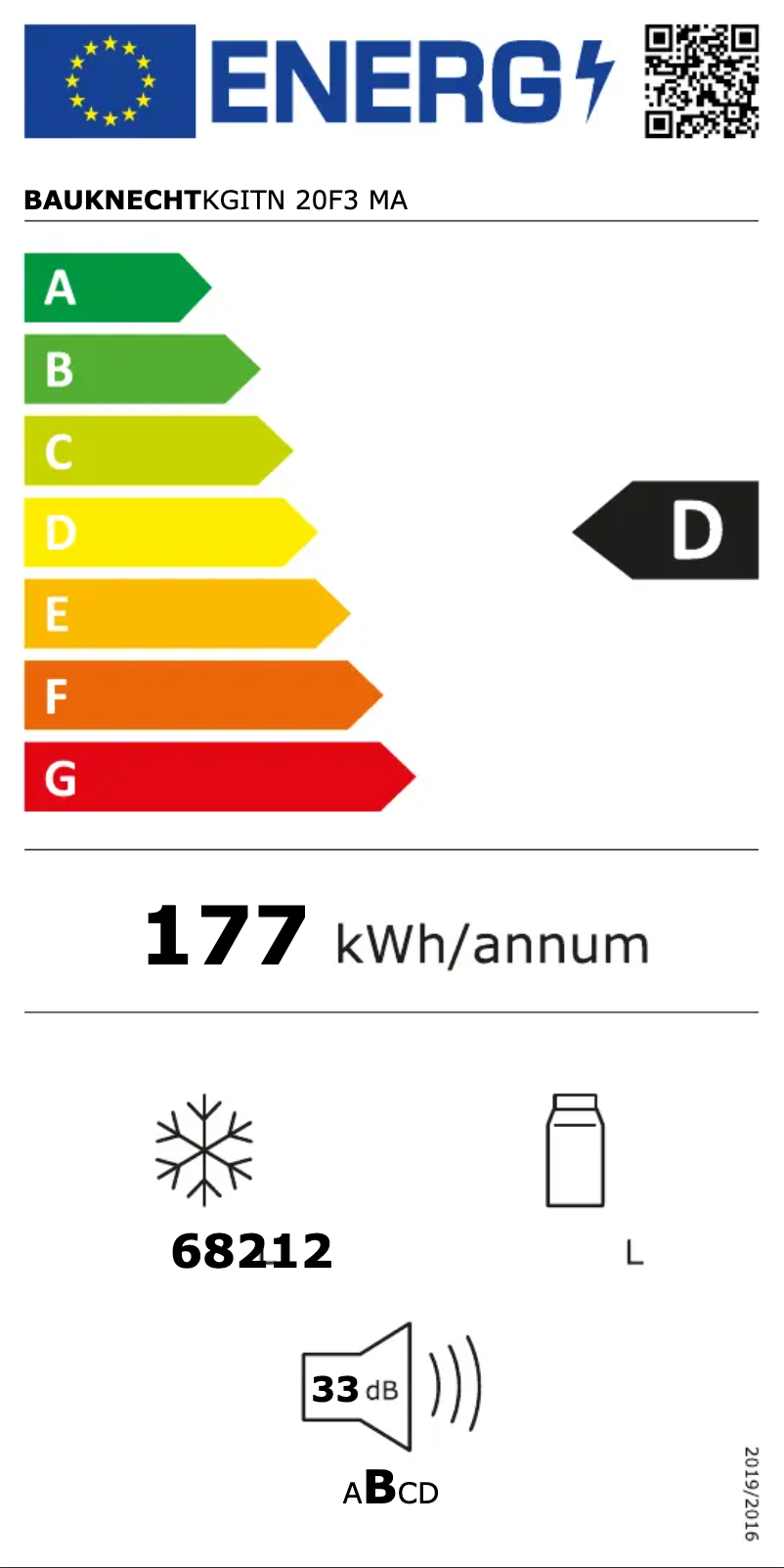 Image de la première page du manuel de l'appareil KGITN 20F3 MA