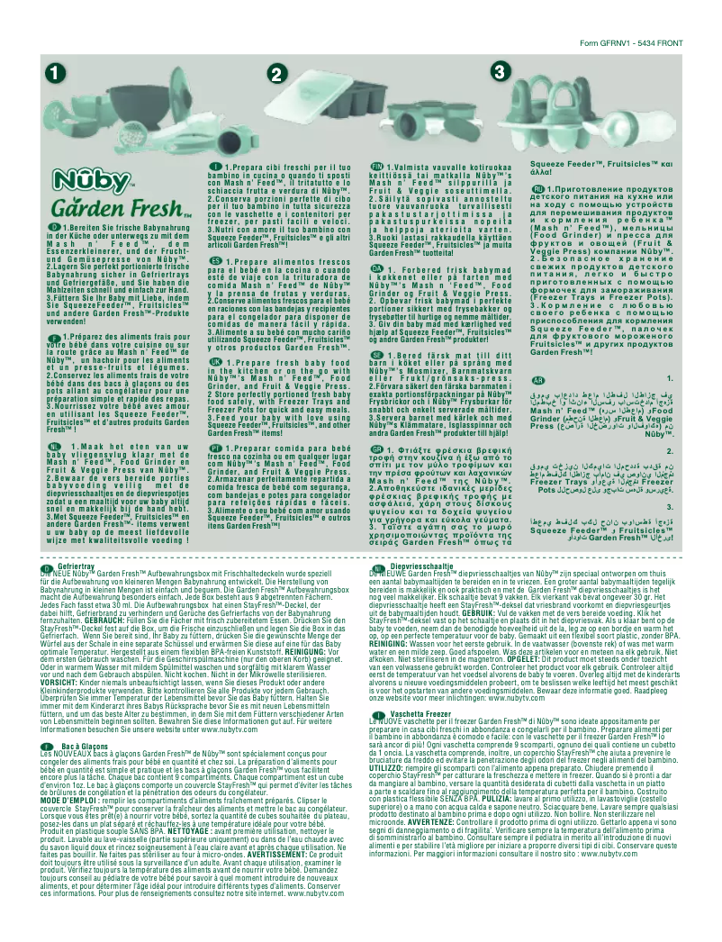 Página 1 del manual Manual de usuario Nuby 0048526054343