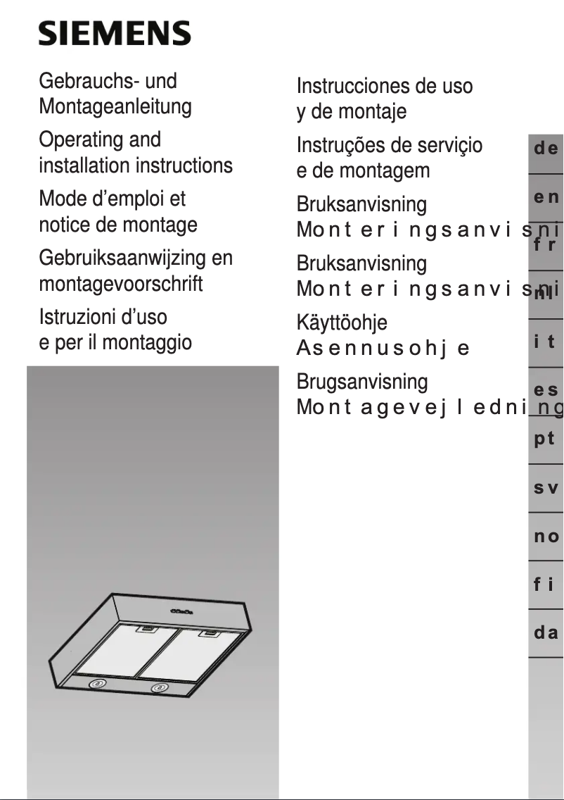 Page 1 de la notice Mode d'emploi Siemens LU19050