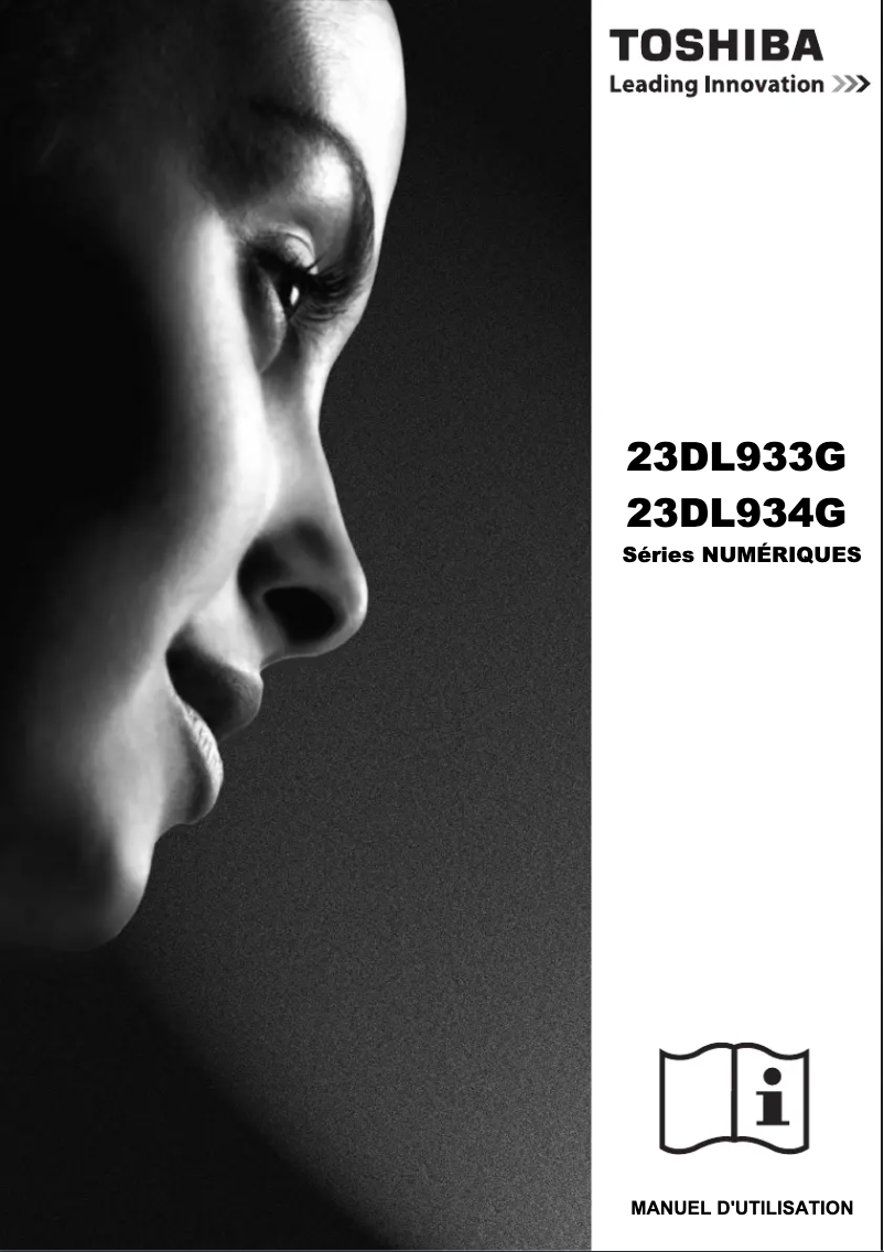 Page 1 de la notice Manuel utilisateur Toshiba 23DL933G
