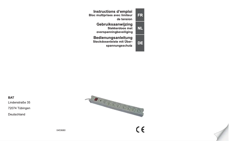 Page 1 de la notice Manuel utilisateur Powerfix IAN 071475