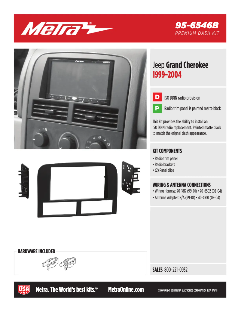 Image de la première page du manuel de l'appareil 95-6546B