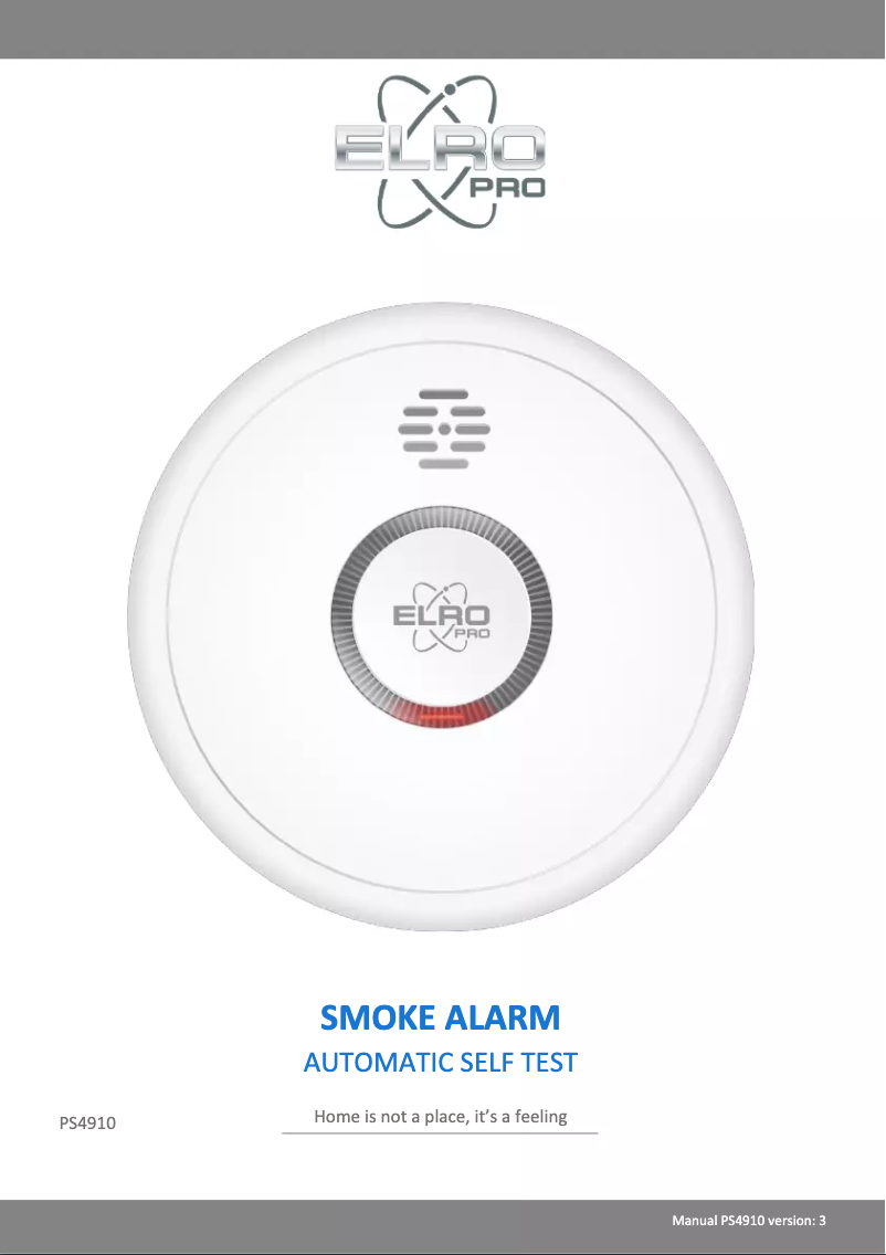Página 1 del manual Manual de usuario Elro Pro PS4910