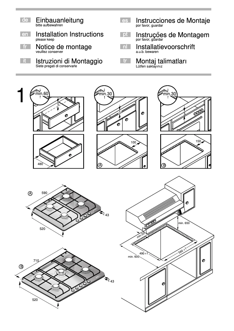 Page n°1 - Guide d'installation Siemens EP626PB90N