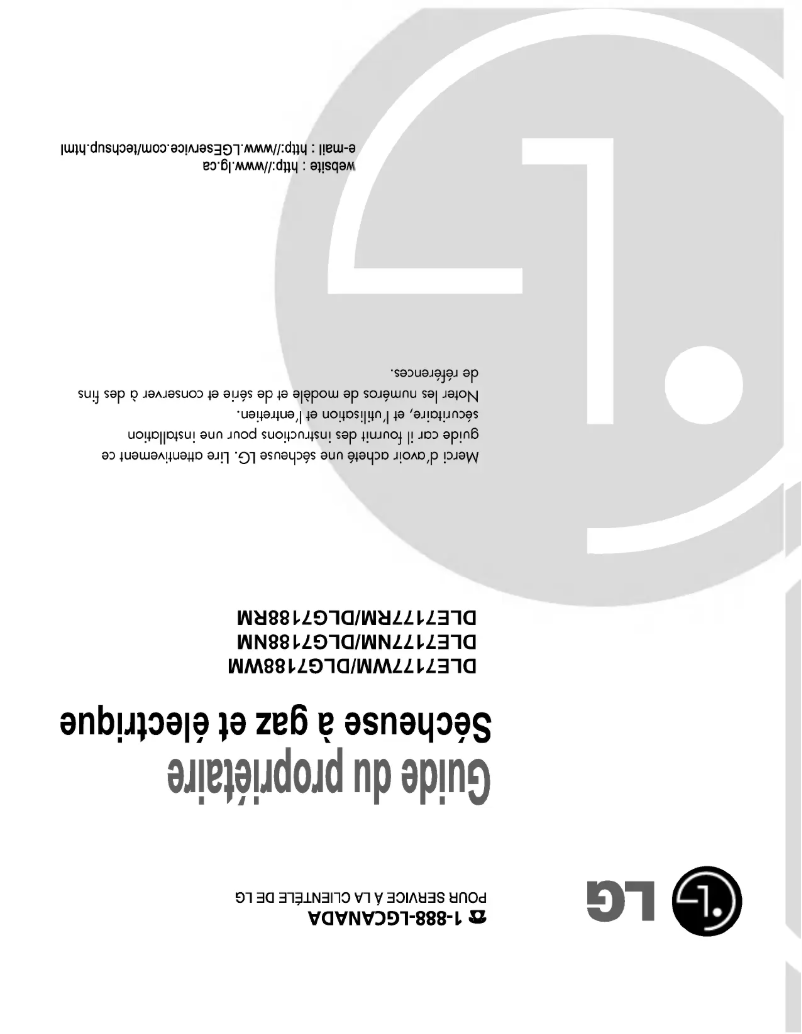 Page n°1 - Manuel utilisateur LG TD-V10159EM