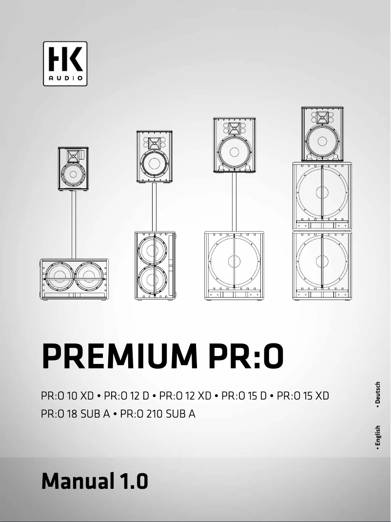 Image de la première page du manuel de l'appareil Premium PR:O 15 D