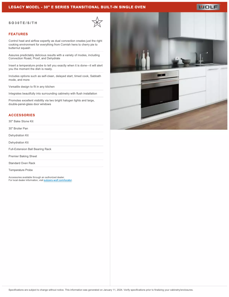 Image de la première page du manuel de l'appareil SO30TTH