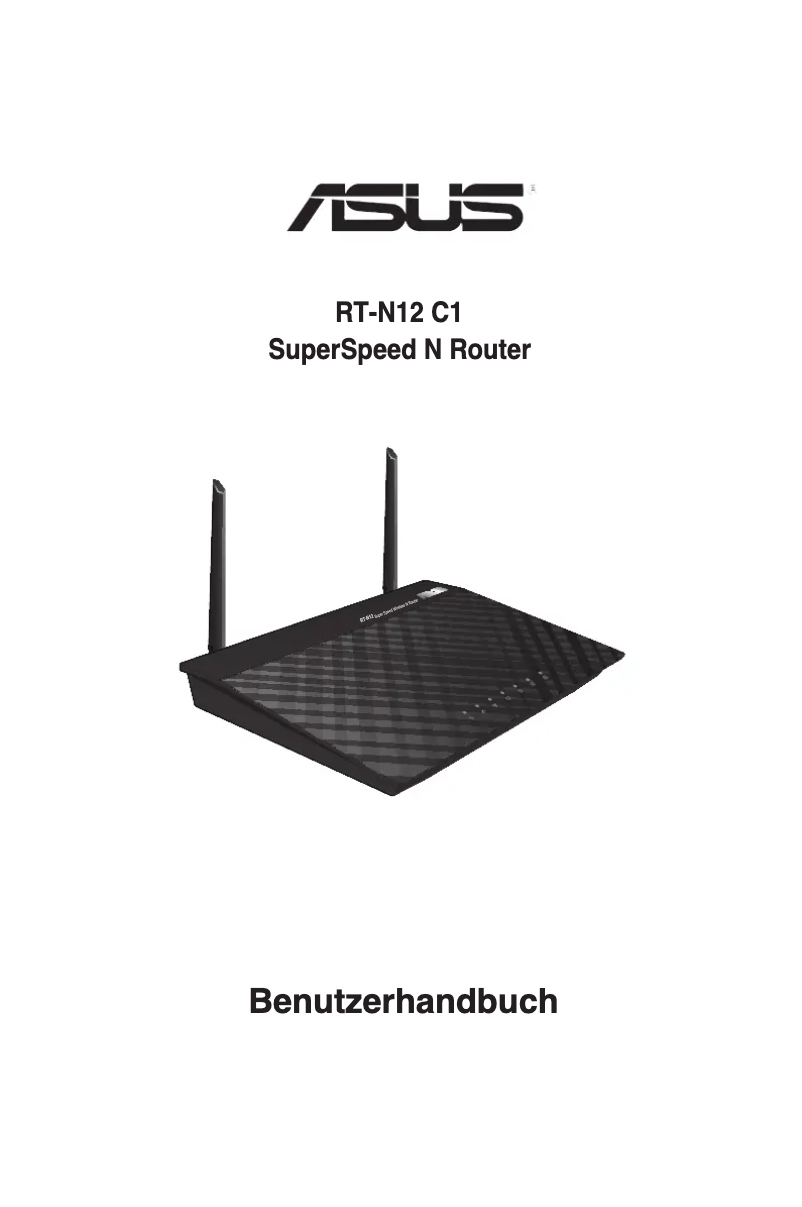 Page n°1 - Manuel utilisateur Asus RT-N12 C1 SuperSpeed N Router
