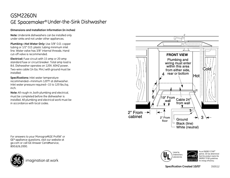 Image de la première page du manuel de l'appareil GSM2260VSS