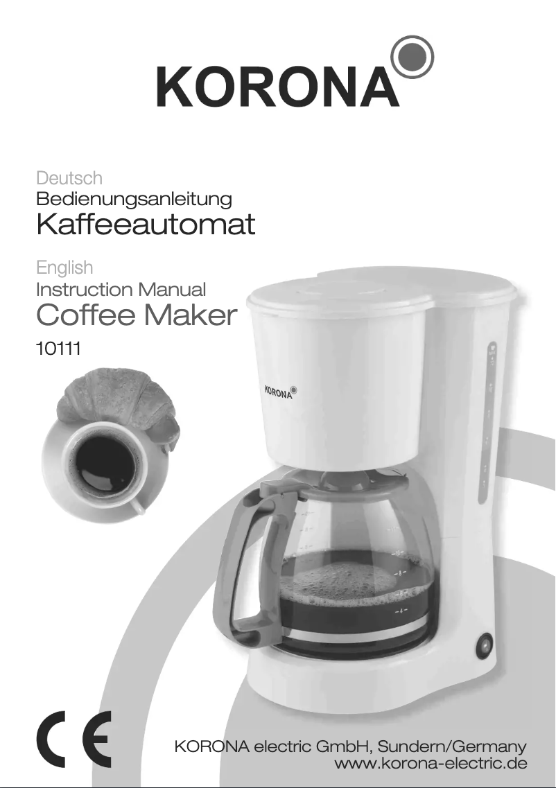 Image de la première page du manuel de l'appareil 10111