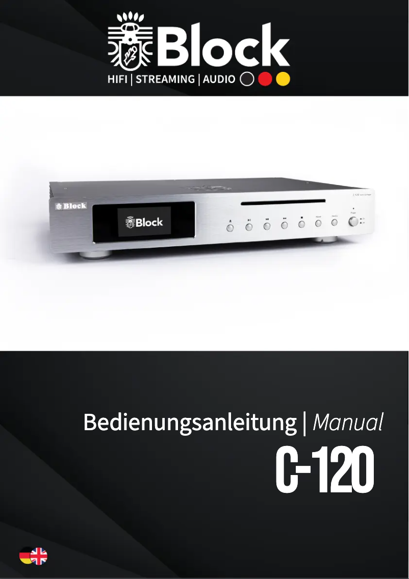 Page 1 de la notice Manuel utilisateur Block C-120