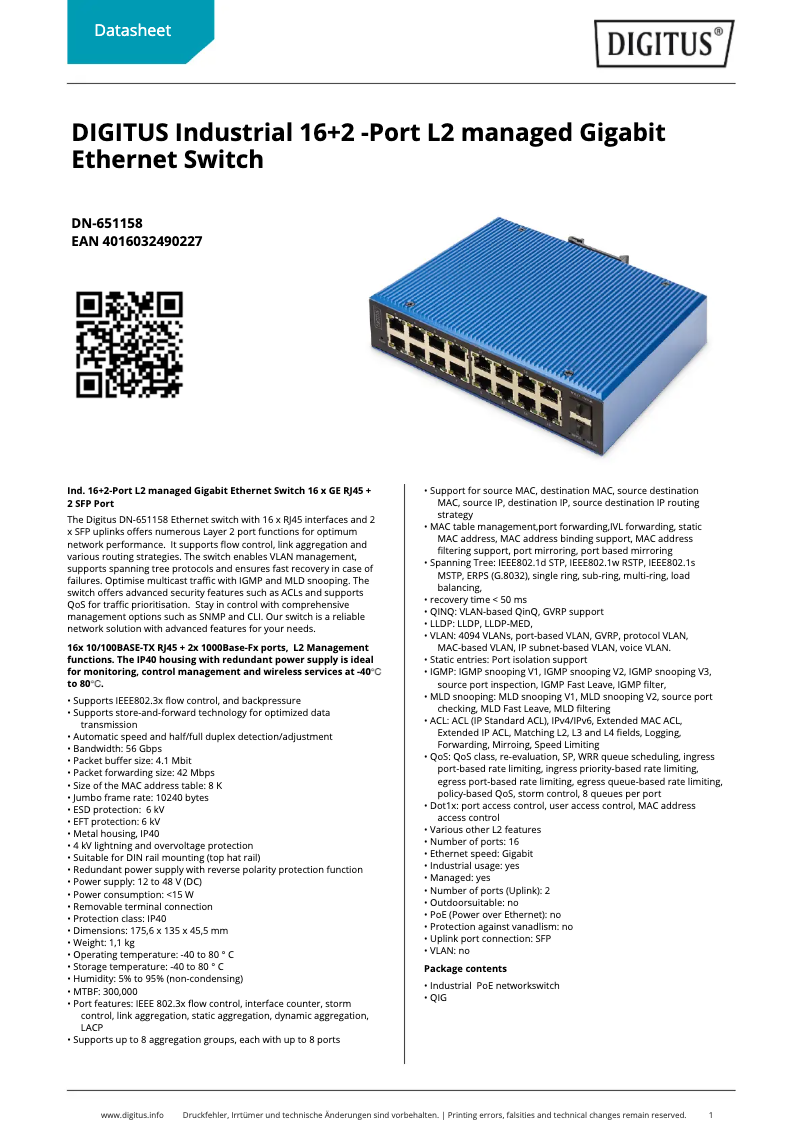 Image de la première page du manuel de l'appareil DN-651158