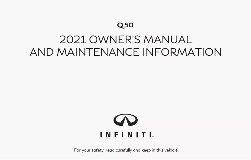 Imagen de la primera página del manual del dispositivo Q50 (2021)