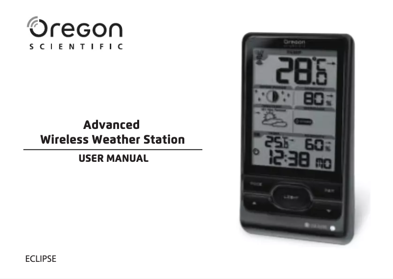 Image de la première page du manuel de l'appareil BAR208HGX