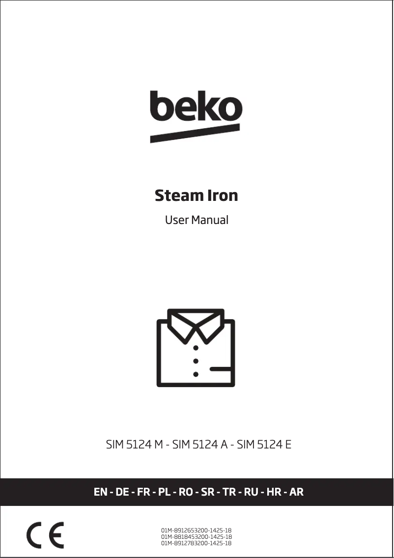 Page 1 de la notice Manuel utilisateur Beko SIM 5124 A