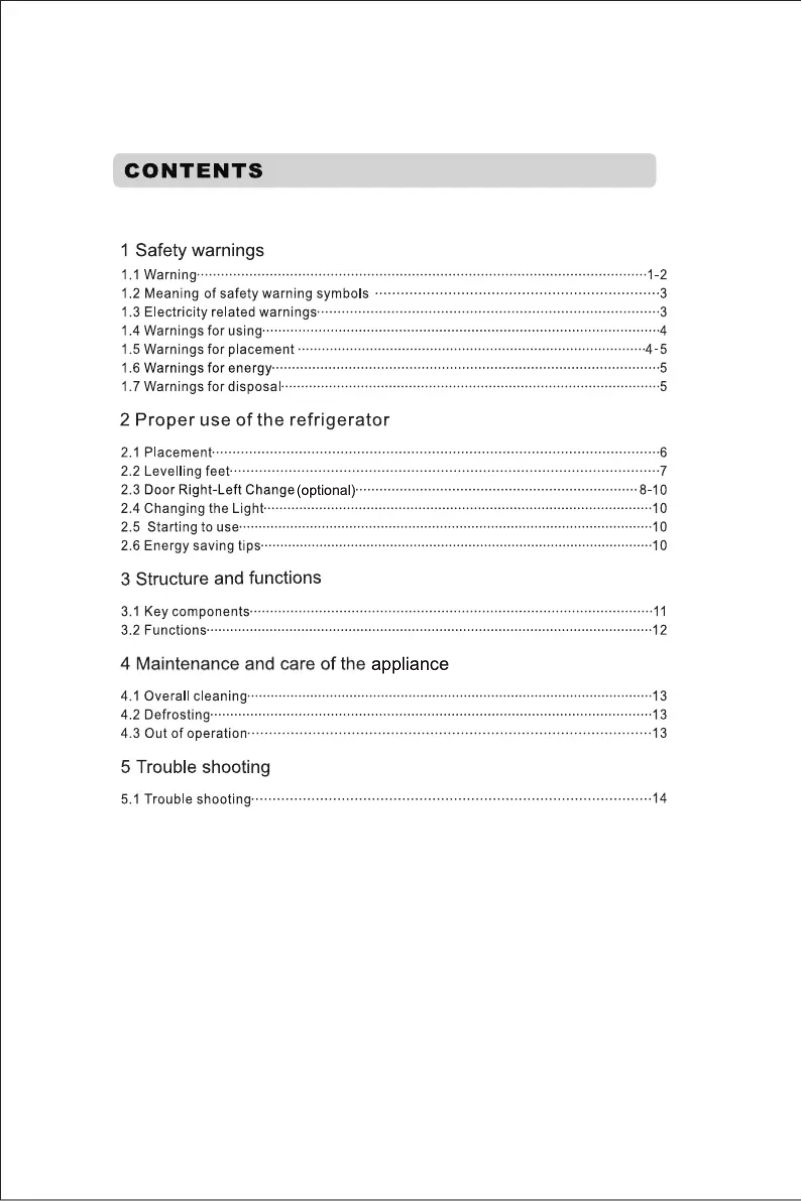 Page 1 de la notice Manuel utilisateur Edesa EFC-1821 NF WH