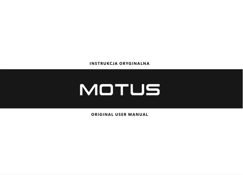 Page n°1 - Manuel utilisateur Motus Scooty 10 Plus