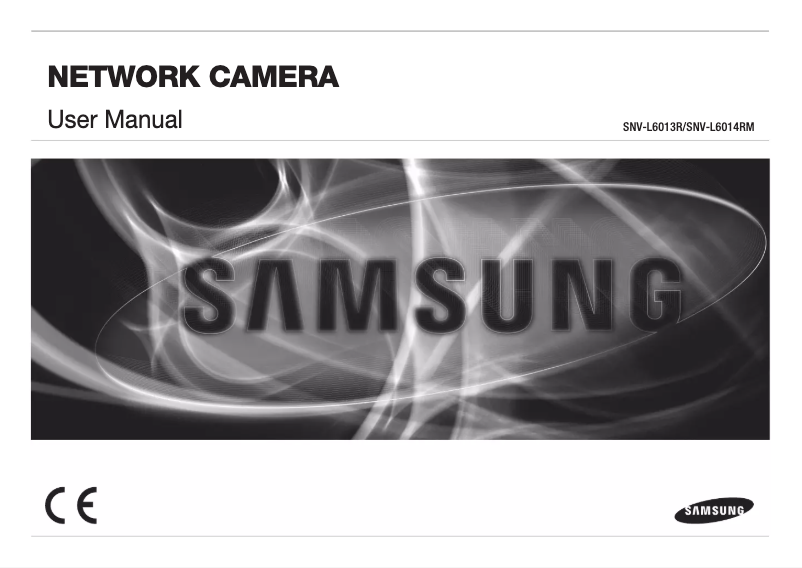 Page n°1 - Manuel utilisateur Wisenet SNV-L6013R