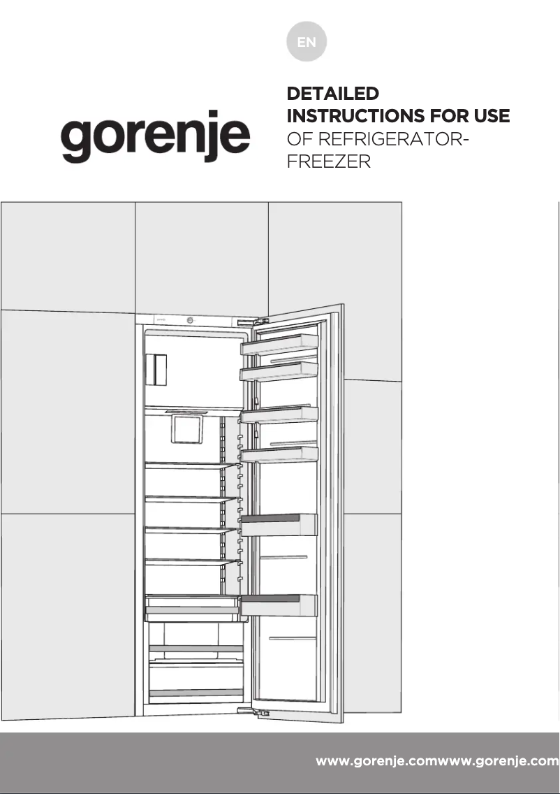 Page n°1 - Manuel utilisateur Gorenje RBI4121E1UK