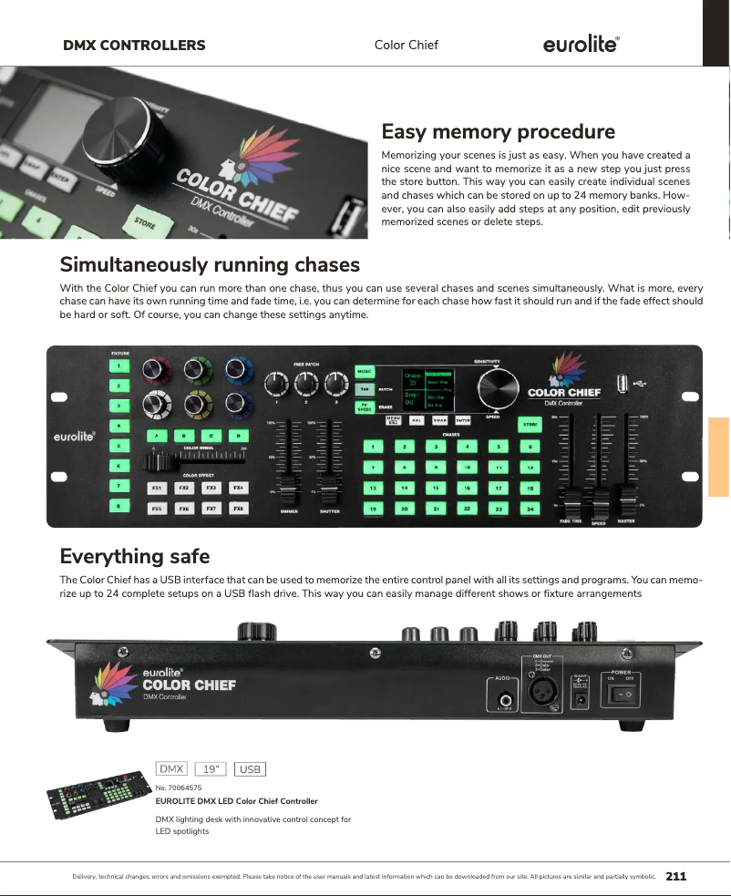 Page n°1 - Catalogue Eurolite Color Chief