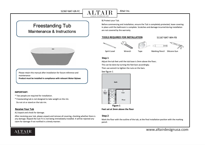 Image de la première page du manuel de l'appareil Szany 52367-BAT-GR-FC