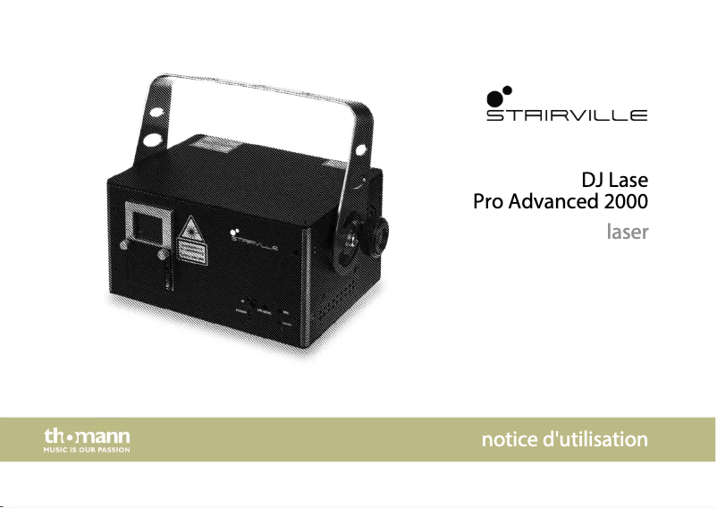 Página 1 del manual Manual de usuario Stairville DJ Lase Pro Advanced 2000