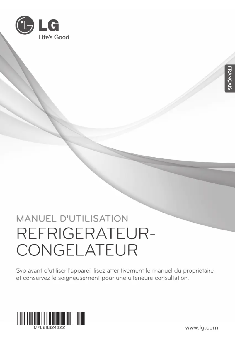 Page n°1 - Manuel utilisateur LG GR-B802HLPL