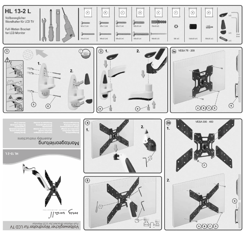 Page 1 de la notice Manuel utilisateur My Wall HL 13-2 L