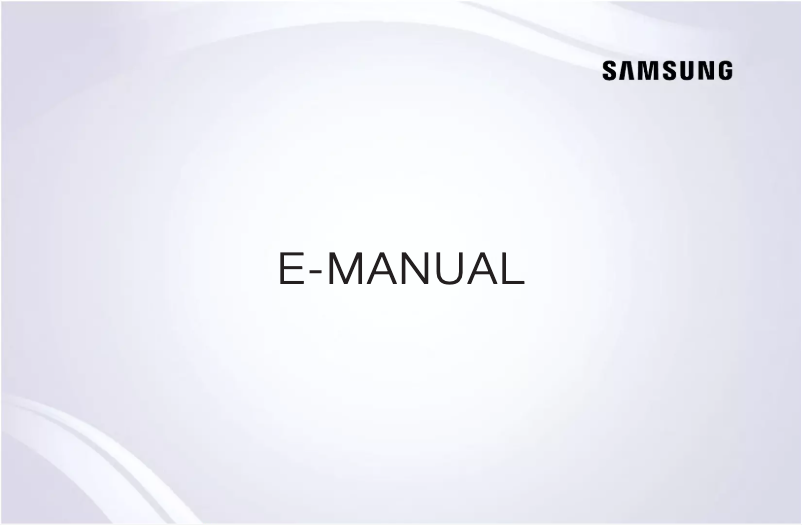 Page 1 de la notice Manuel utilisateur Samsung UA48J5100AK