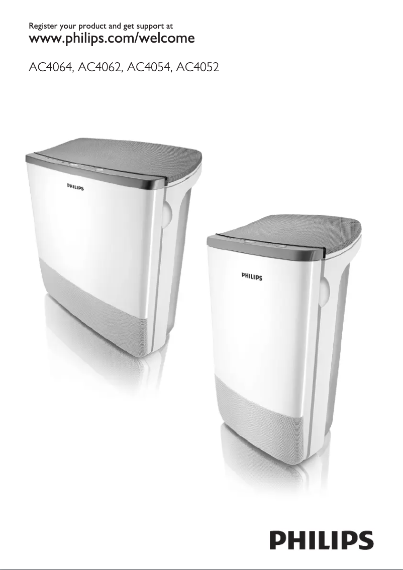 Page 1 de la notice Manuel utilisateur Philips AC4054