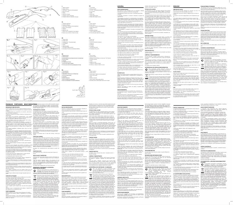 Page n°1 - Manuel utilisateur Ufesa PP5115
