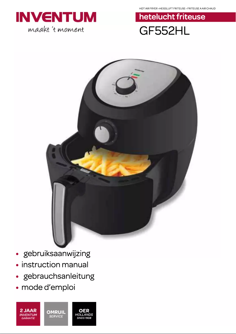 Page 1 de la notice Manuel utilisateur Inventum GF552HL