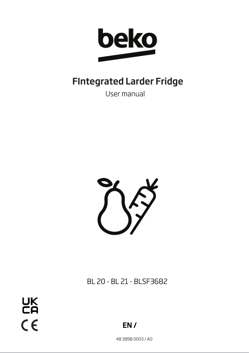 Page n°1 - Manuel utilisateur Beko BLSF3682