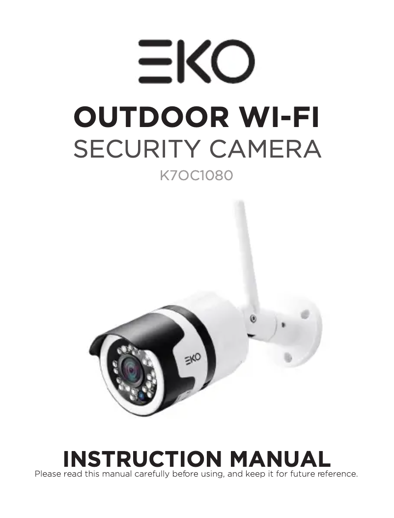 Página 1 del manual Manual de usuario EKO K7OC1080