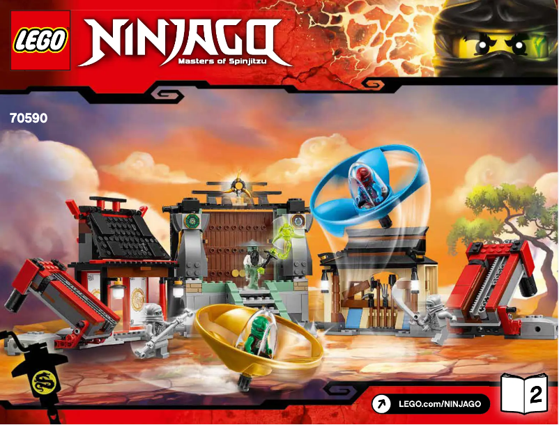 Image de la première page du manuel de l'appareil Ninjago 70590