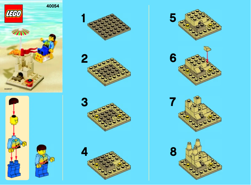 Page 1 de la notice Manuel utilisateur Lego Summer Scene