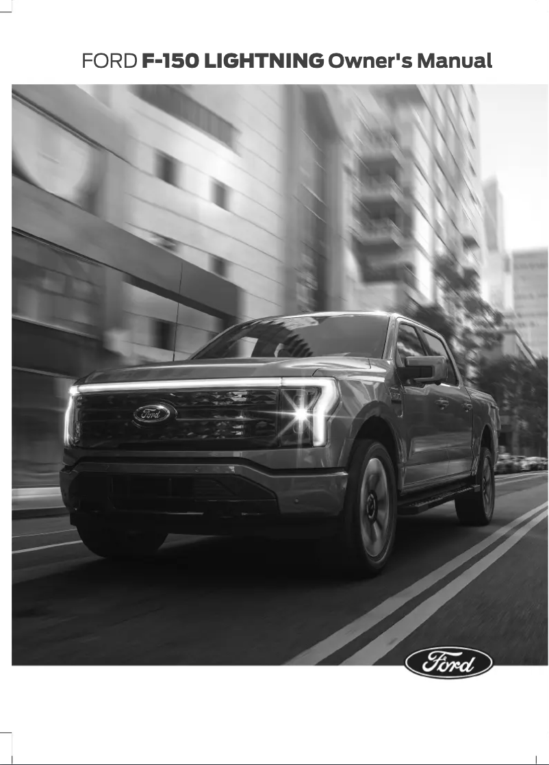Page n°1 - Manuel utilisateur Ford F-150 Lightning (2022)