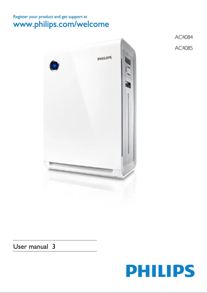 Image de la première page du manuel de l'appareil AC4084