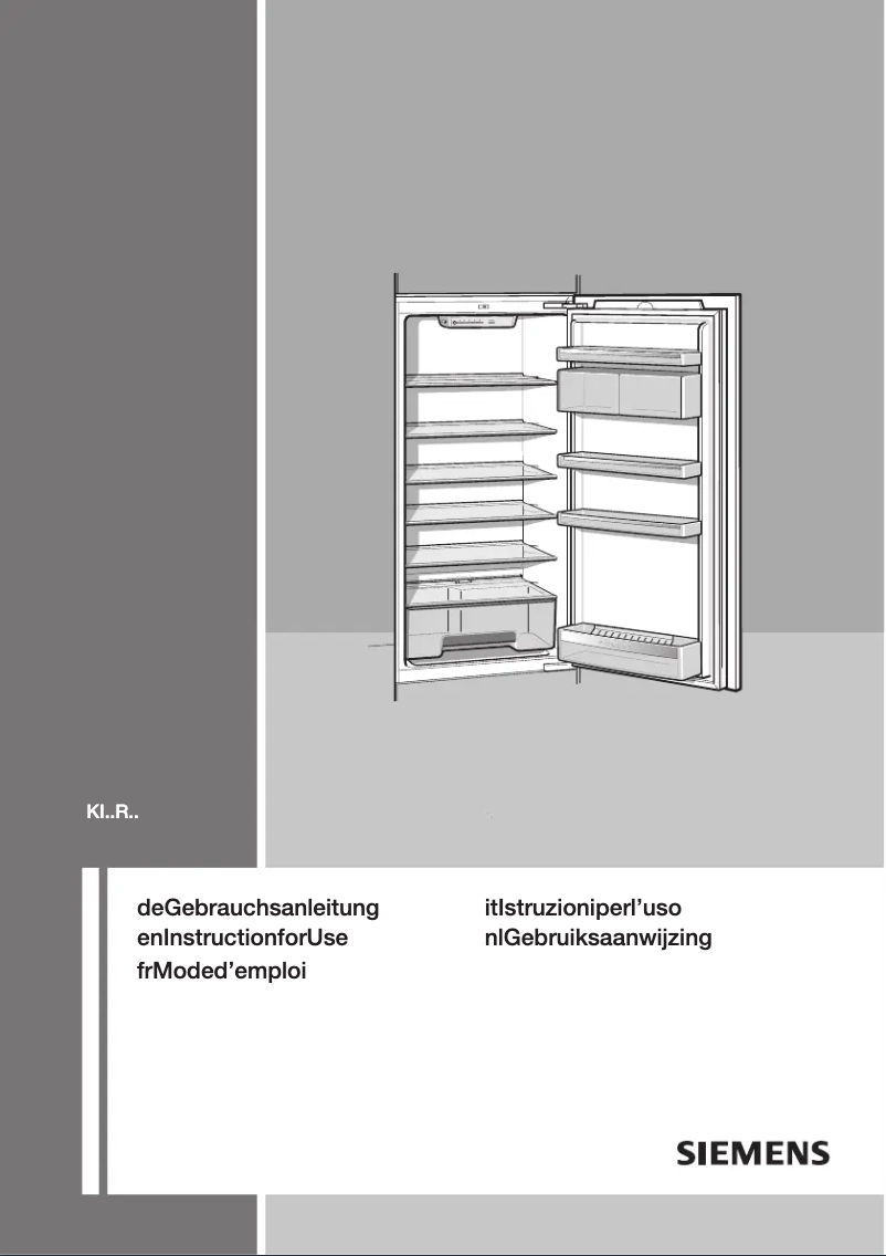 Page n°1 - Mode d'emploi Siemens KI24RA20