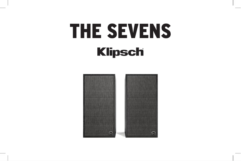 Page 1 de la notice Manuel utilisateur Klipsch The Sevens