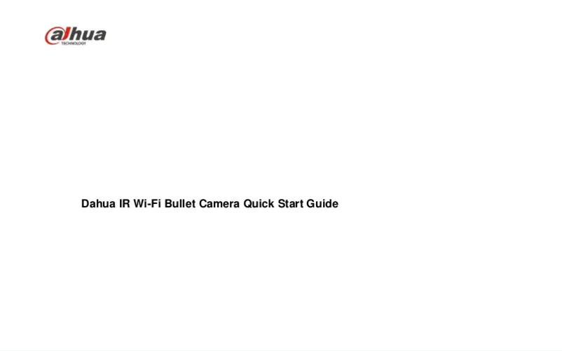 Image de la première page du manuel de l'appareil IPC-HFW1120S-W