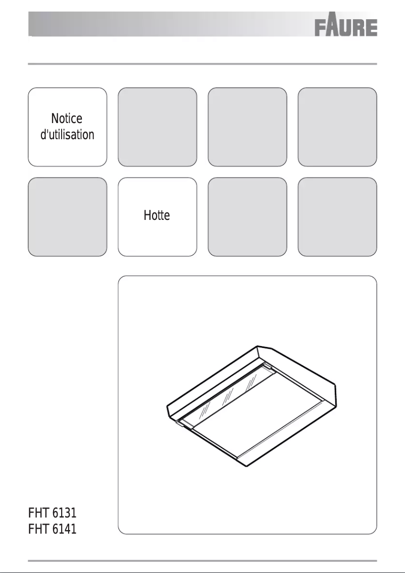 Image de la première page du manuel de l'appareil FHT6141X